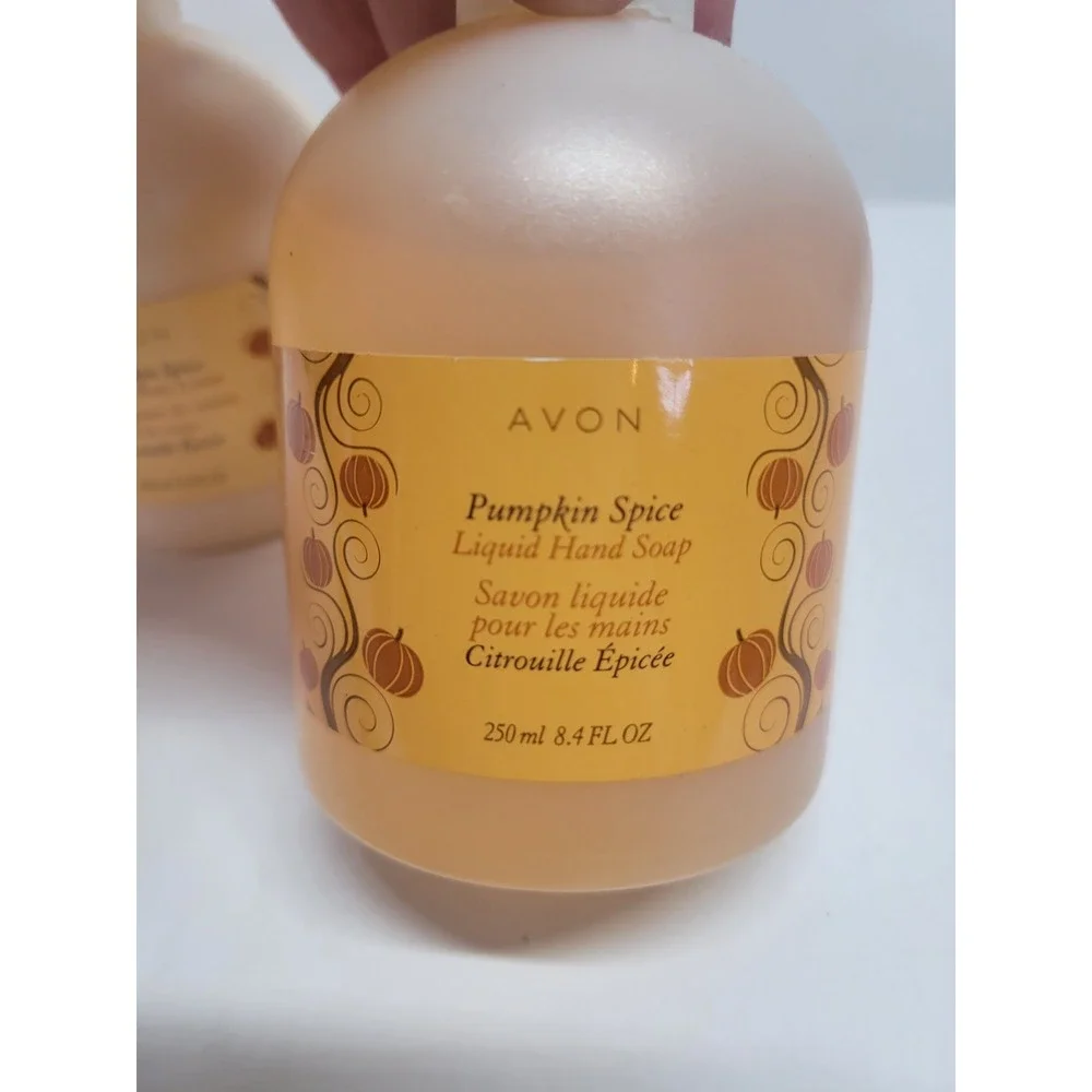 Avon Pumpkin Spice Liquid Hand Soap and Hand‎ Body Lotion Set 8.4oz